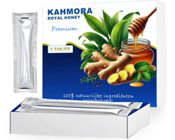 KAHMORA O-JELLY 6x Zakjes | 12g - Extra Sterk - 100% Natuurlijk - Honing voor Langdurige Werking voor Mannen - Alternatief voor Viagra en Kamagra