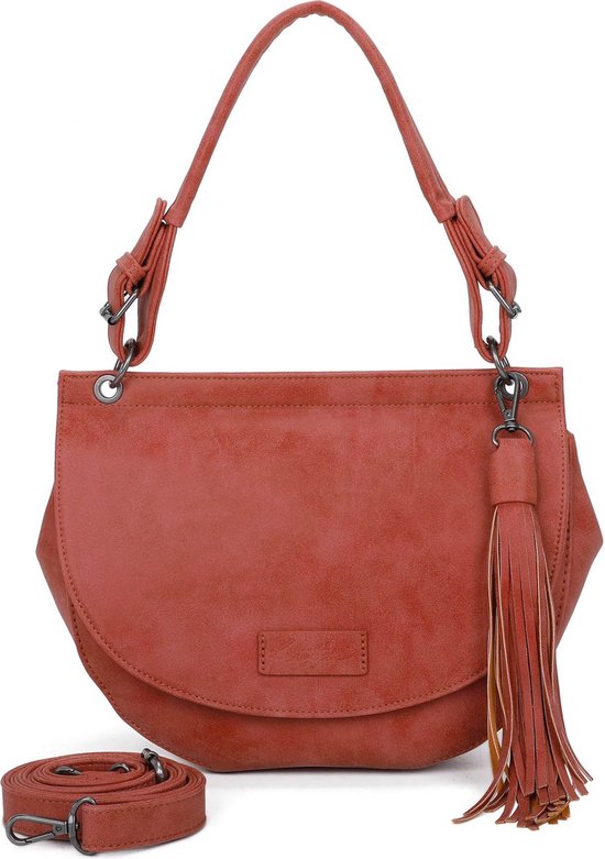 Fritzi aus Preußen Schoudertas Vintage Fritzi41 Hobo Burn Rood