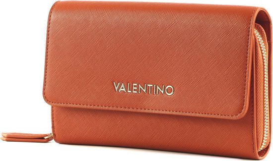 VALENTINO Sac à épaule bandoulière Pochette Zero Re Wallet With Shoulder Strap Arancio Terracotta