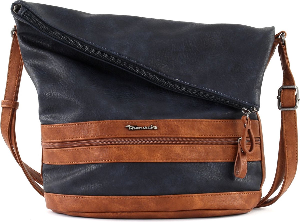 Tamaris Schoudertas Smirne Hobo Bag Navy Comb. Blauw Bruine