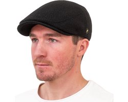 Hatman of Ireland The Dubliner 100% Donegal Tweed zwart maat M (57/ 58cm)