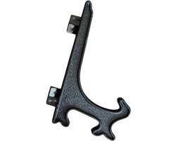 Troubadot | tegeltjeshouder | klein | 2 stuks | 10cm hoog | zwart | Tegelhouder | Tegeltjes standaard |Tegelstandaard | Houder | Tegelhouder | quote