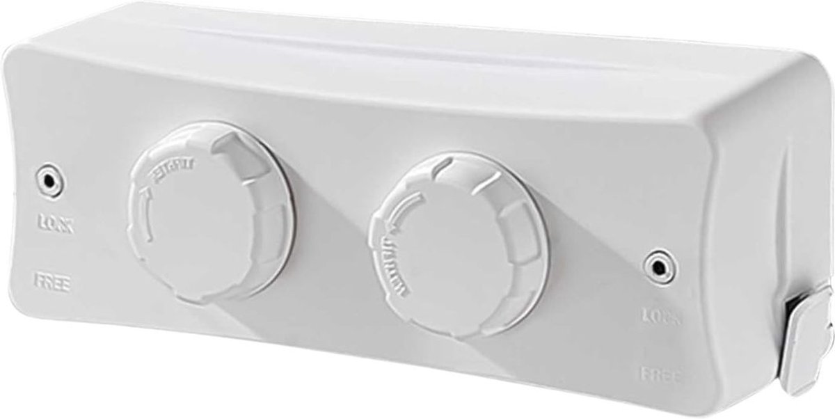 Goedkoopste ApexArte® Waslijn Uittrekbaar - Wanddroogrek - Wasdraad - Wit