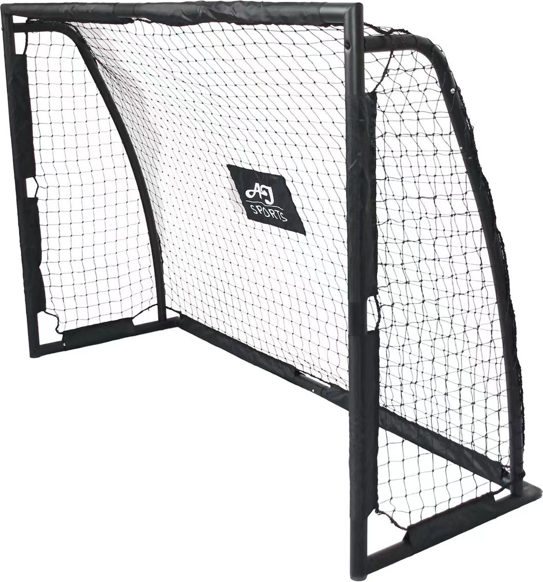 AJ-Sports Voetbaldoel met Doelwand - 220x170x90cm - Voetbalgoal - Goals - Voetbaltraining - Stalen buizen - 4 Schietgaten - Snelle Montage -Zwart — afbeelding 16