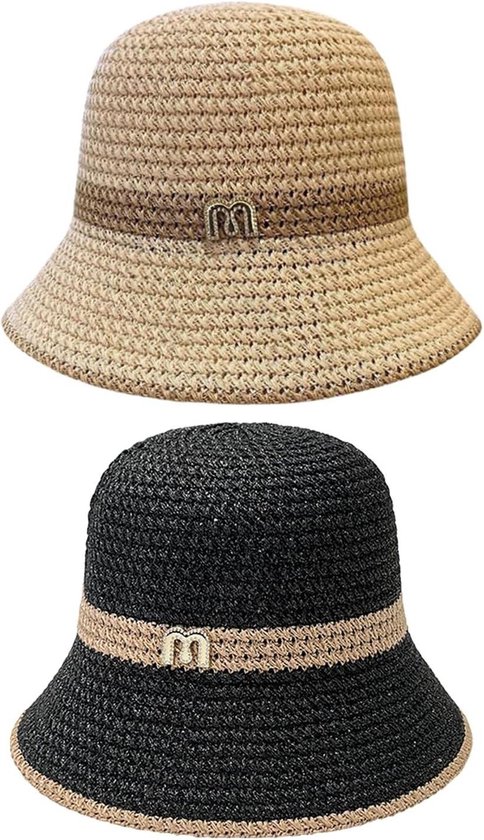Sibba Vissershoed, zomer, vissershoed, zonnebescherming, uniseks, opbergbare hoeden voor dames en heren, vakantie, wandelen, kamperen, winkelen, 56-58 cm, effen kleuren, lichtroze, M