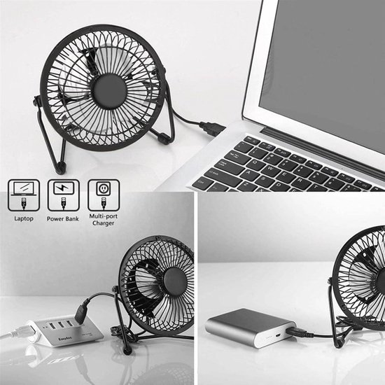 Handventilator 6 Snelheden - Compact & Multifunctioneel | YONO