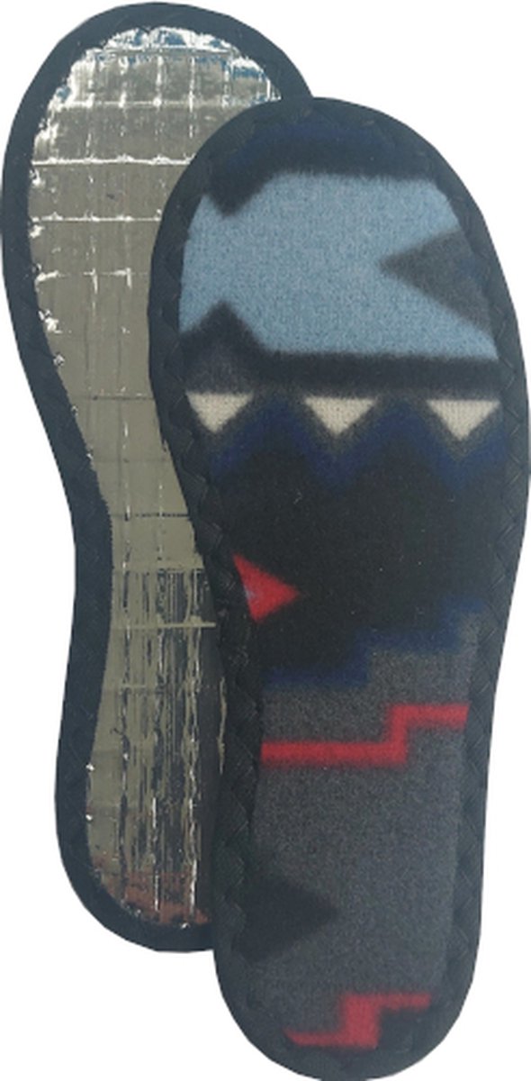 Woly Alu-Fleece Inlegzool voor Kinderen - Winter Inlegzool met Aluminiumfolie - Tegen koude voeten - Warm en zacht - Maat 25