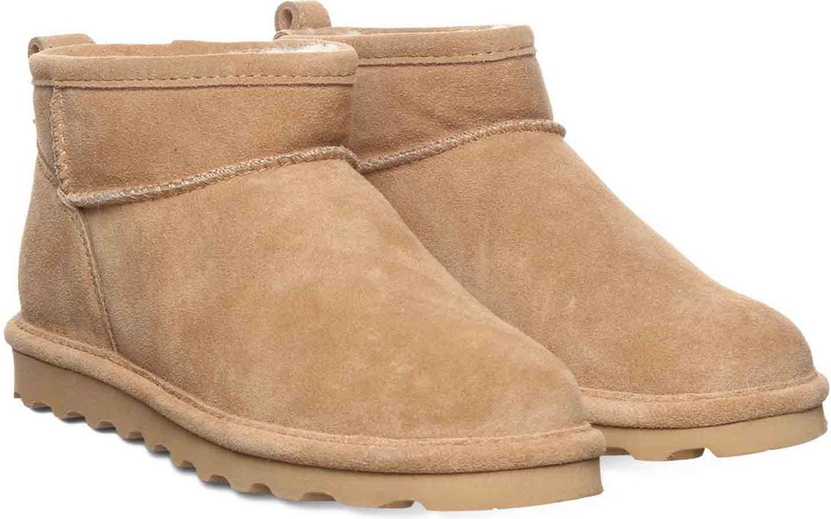 BEARPAW Shorty winterenkellaarzen voor dames Lamsvachtlaarzen 2860W 243 Ice Coffee