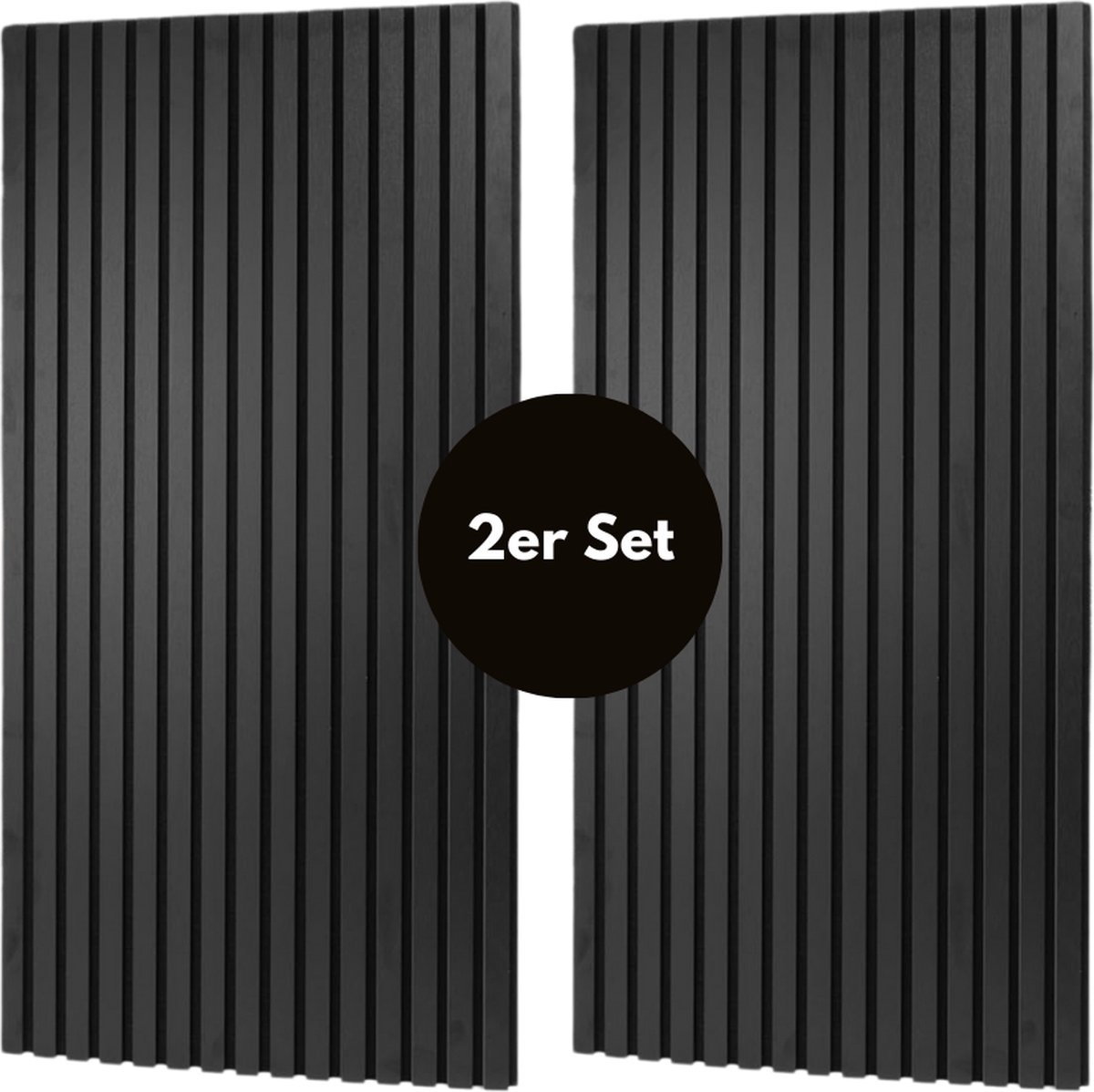 Kidsgigglz Lot De 2 Panneaux Acoustiques En Bois Et Polyester - 120 X