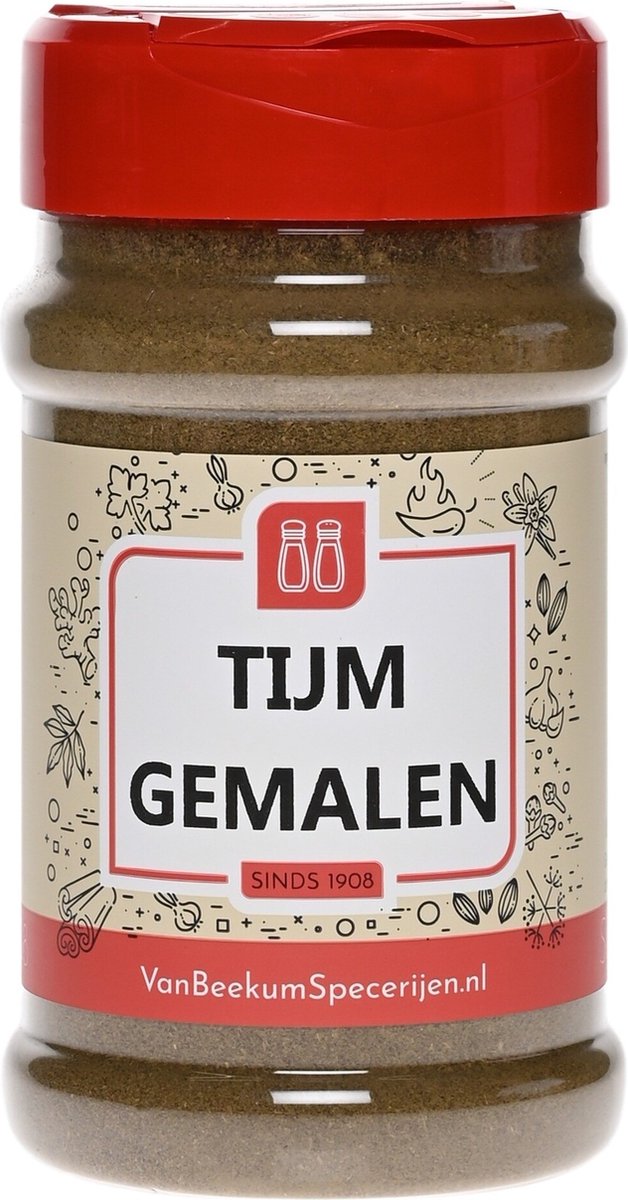 Goedkoopste Van Beekum Specerijen - Tijm Gemalen - Strooibus 100 gram