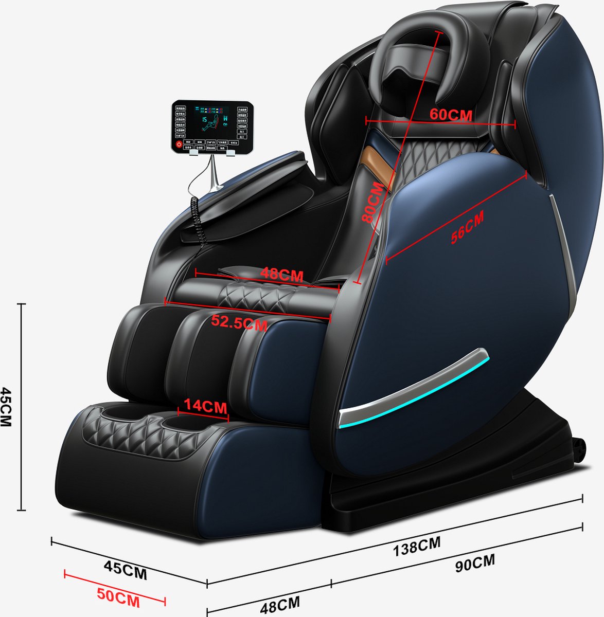 Molini Molini Deluxe Elektrische Massagestoel - afbeelding 4