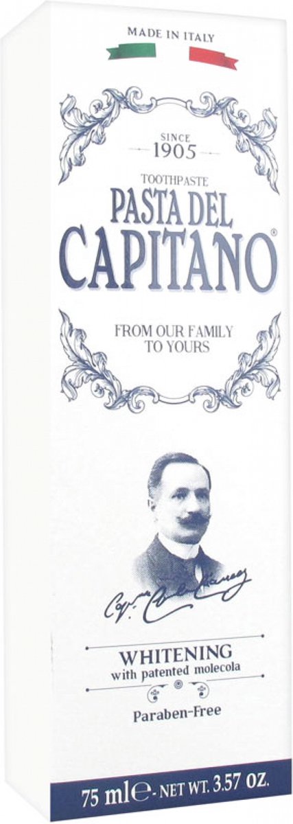 Pasta del Capitano - 1905 Whitening - Tandpasta - 75ml