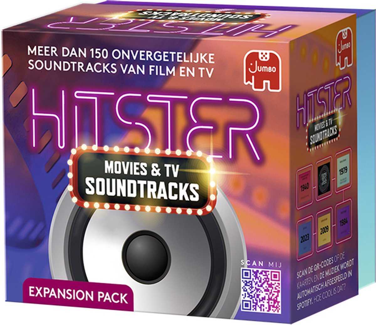 Jumbo - Hitster – Movies & TV Soundtracks - Uitbreidingsset - Partyspel - Actiespel — afbeelding 5