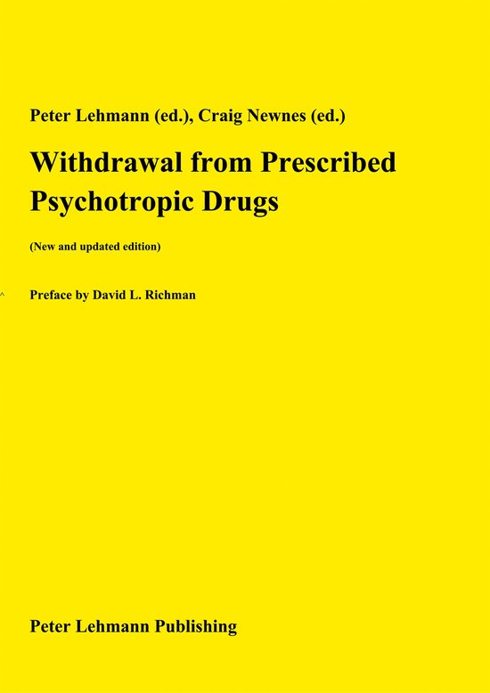 Withdrawal from Prescribed Psychotropic Drugs (New and updat ... - cover