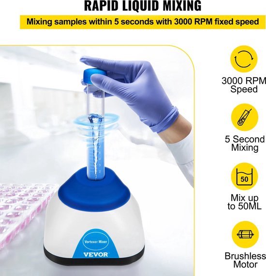 Mini Paint Mixer Shaker, 3200r/min Nail Polish Pigment Mixer with Fixed