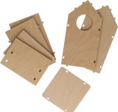 Bol.com Rayher hobby materialen - Vogelhuisje - Zelf Bouwen - 5x17x17 cm aanbieding