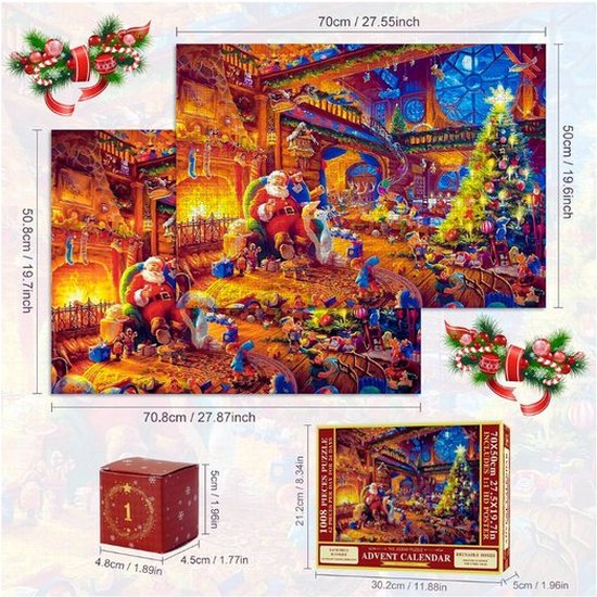 24 Dagen Verrassingen Gnome Adventskalender Wichtel Adventskalender 2024 | 24-Stück Christmas Gnome Puppen Countdown Kalender | Süßer Verzamelbare Gnome Figurines Verzamelbare Kabouterpoppen