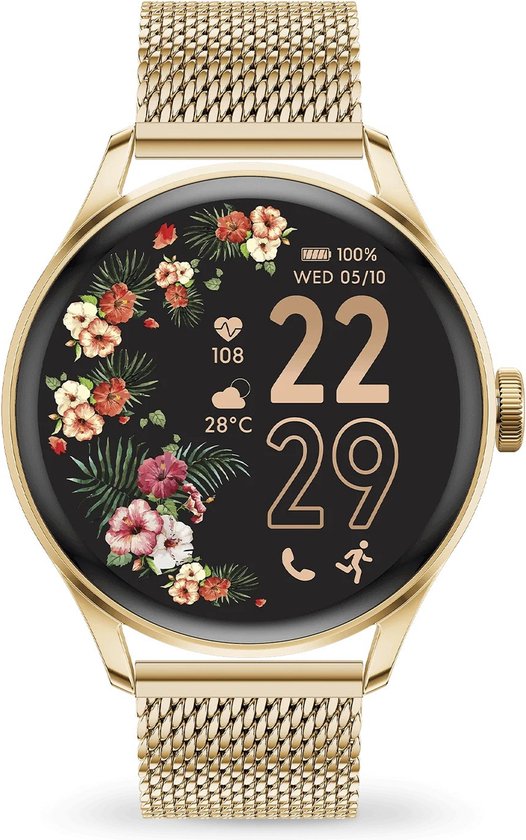 Ice Watch ICE smart 2.0 - Milanees Staal - Ø 39 mm - Goud