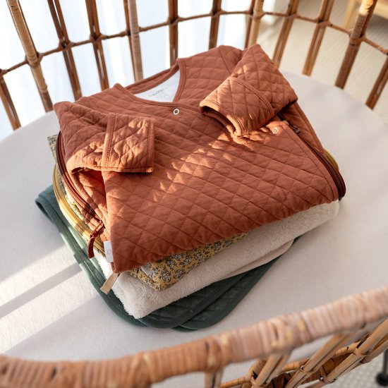 BEMINI Babyslaapzak - MAGIC BAG 1-4m - TOG 1.5 - Gewatteerd comfort - Brick — afbeelding 4