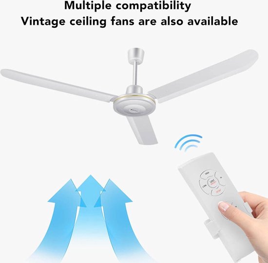 Bestron ventilator met afstandsbediening - Binnenverlichting/lampen