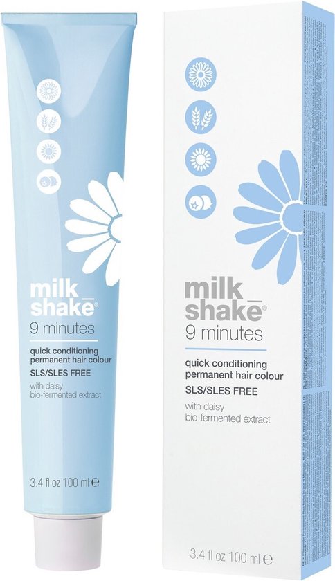 Vopsea Permanenta Rapida Milk Shake 9 Minutes 7.1, Blond Cenusiu, 100ml