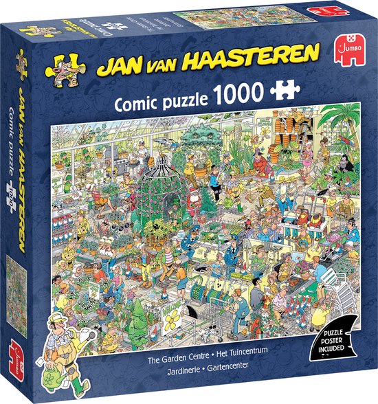Jan van Haasteren - Het Tuincentrum - 1000 stukjes puzzel - Legpuzzel