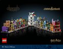 LEGO Harry Potter Wegisweg set op een zwarte achtergrond met het LEGO en Harry Potter logo.