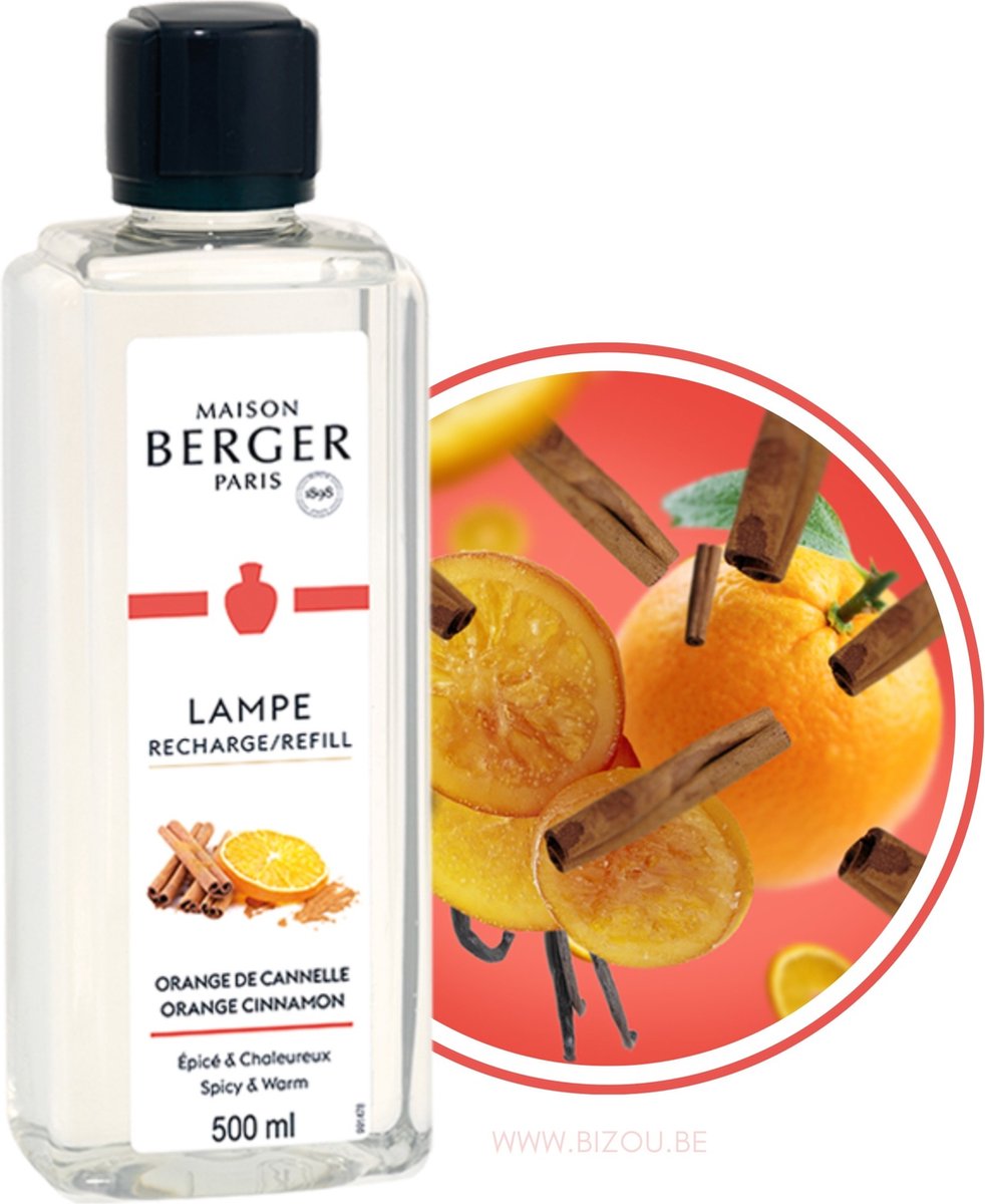 Lampe Berger Navulling - Orange de Cannelle – Orange Cinnamon 500ml
