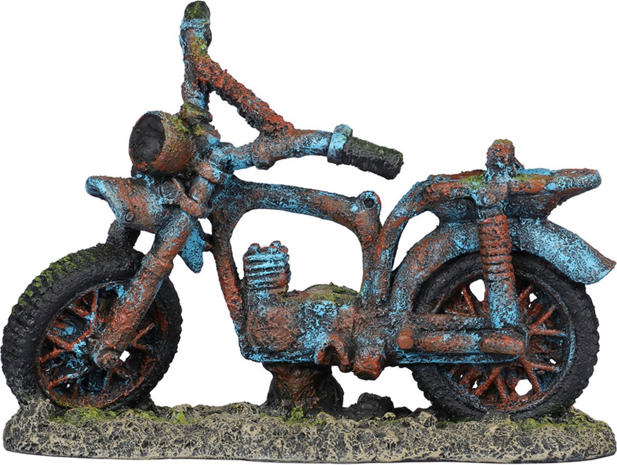 Aqua Della - Aquariumdecoratie - Vissen - Crossly Moped 19x7x14cm - 1st