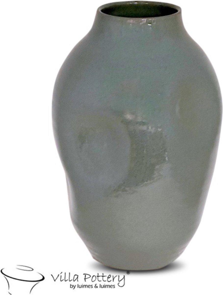 Irishflowers Vaas - Villa Pottery - Decoratie - Woondecoratie - Keramiek - Campari 1_1 Grey Reactive Grijs