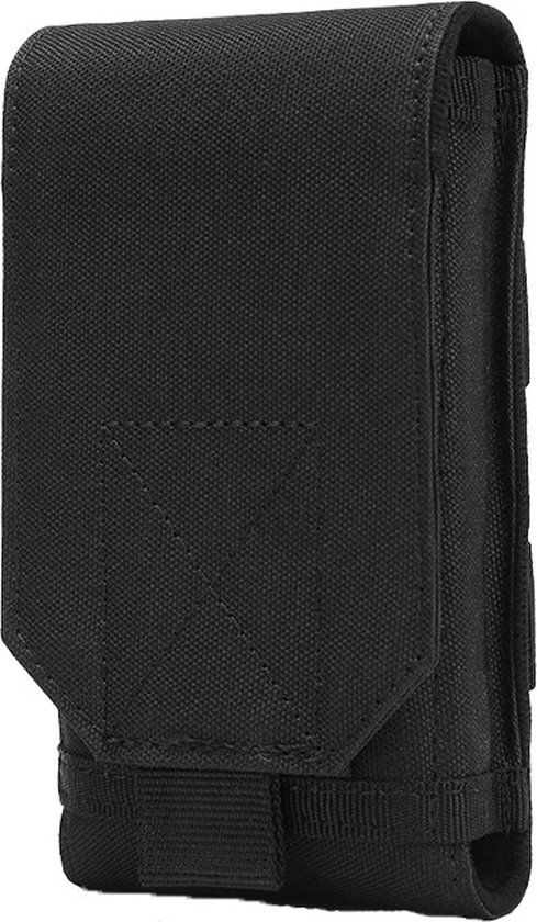 Foto: Outdoor riem tas tactische telefoontas gereedschapstas voor riem zwart nylon heuptas outdoor anti diefstal heuptas voor dames en heren oor op reis onderweg smartphone tas pouch belt