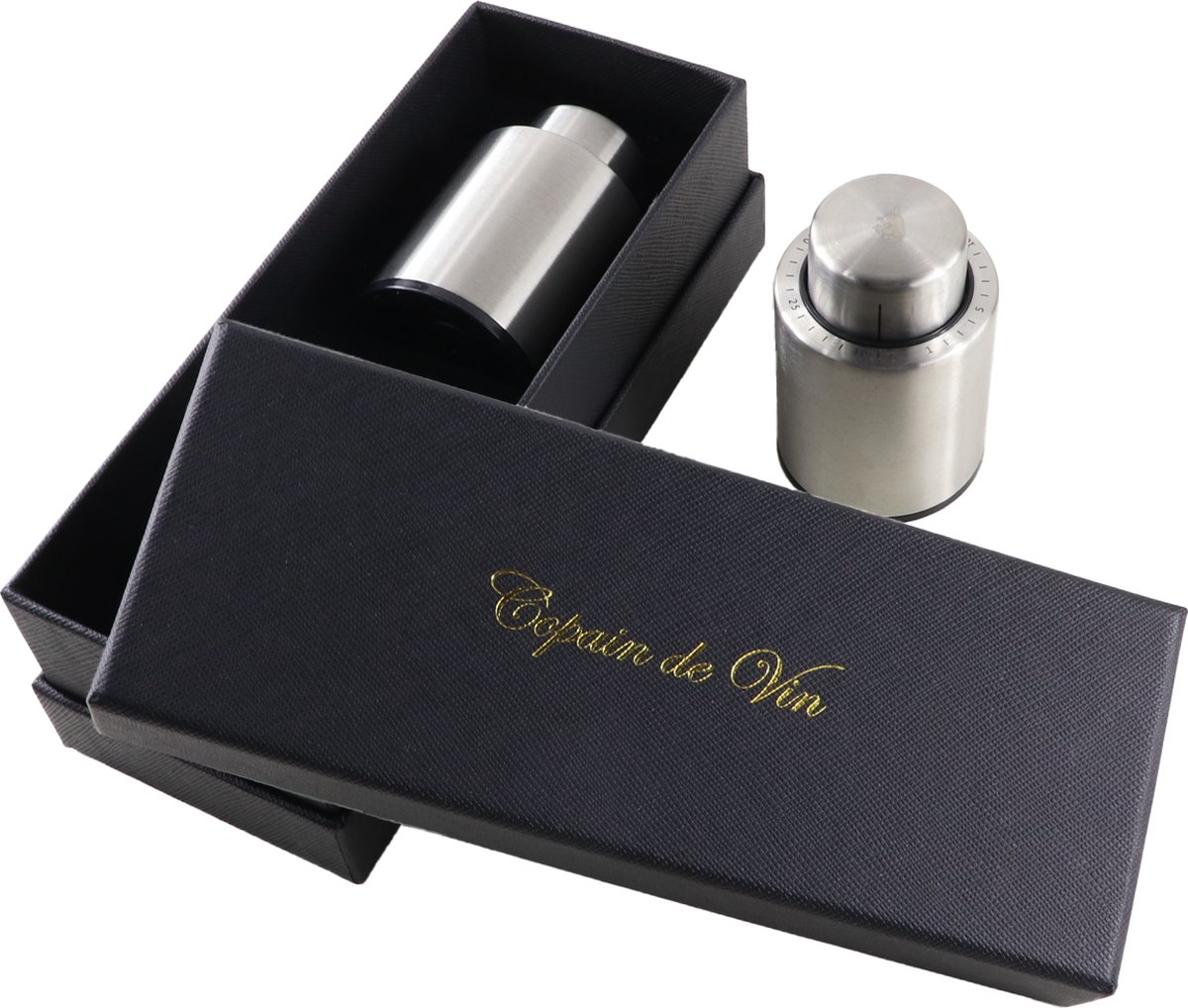 Copain de Vin™ Wine Savers - wijn vacuumpomp - wijnstopper vacuum - wijnpomp