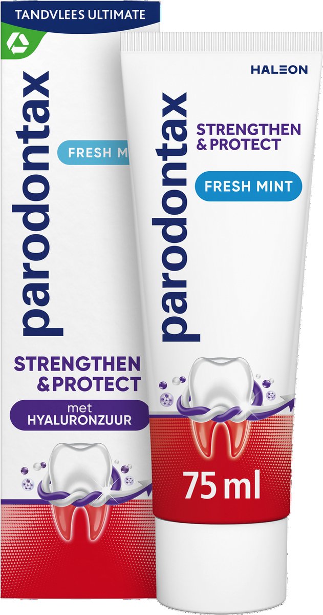 Goedkoopste Parodontax - Strengthen & Protect - Fresh Mint - 75 ml
