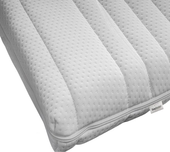 Easy Lits Hotel Topper XL - 180x200 - Mousse froide HR45 - Hybride - Robuste - Surmatelas - 10 cm environ - Housse amovible et lavable en BAMBOU - Topper Hotel XL - Anti Bactérien - Certifié CertiPUR® et Oekotex