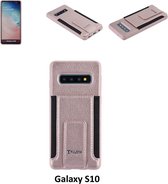 Samsung Roze pasjeshouder Backcover hoesje voor Galaxy S10 (S10)