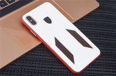 UNIQ Accessory iPhone Xs Max Kunstleer Hard Case Back cover - Wit