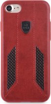 UNIQ Accessory iPhone 7-8 Kunstleer Hard Case Back cover - Rood- 8719273284117