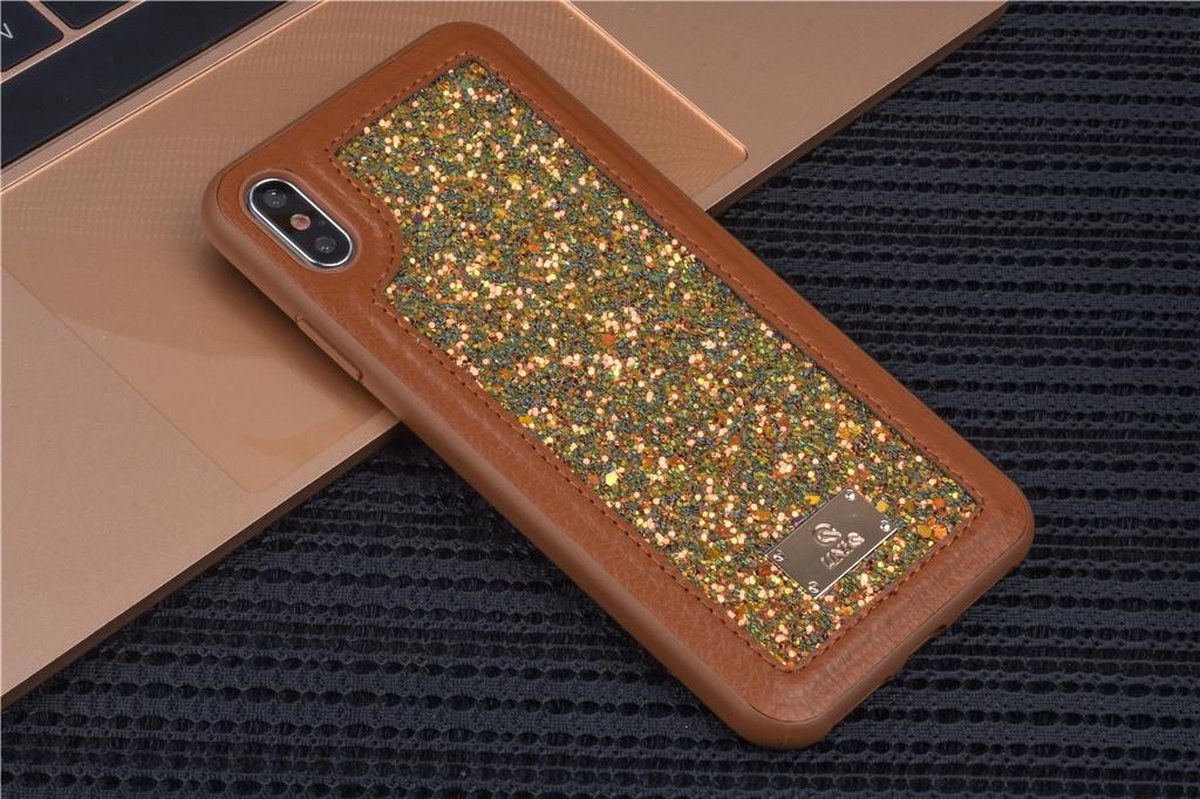 UNIQ Accessory iPhone Xs Max Hard Case Backcover glitter - Bruin