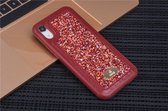 UNIQ Accessory iPhone XR Hard Case Backcover glitter - Rood