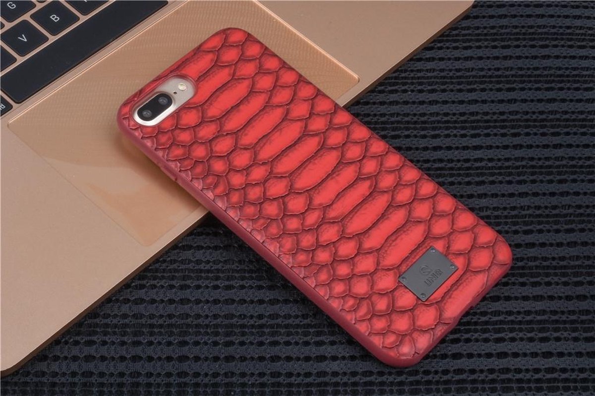 Backcover hoesje voor Apple iPhone 7 Plus- Apple iPhone 8 Plus - Rood- 8719273285695