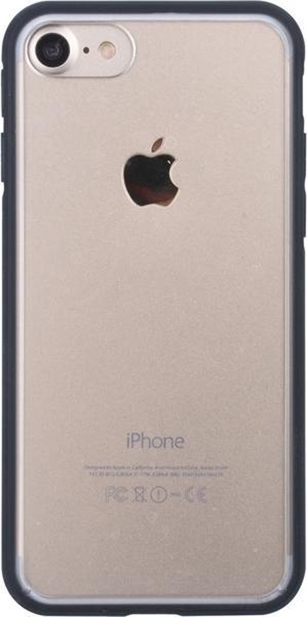 Backcover hoesje voor Apple iPhone 7- Apple iPhone 8 - Zwart- 8719273276440