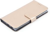 Goud hoesje Nokia 2 - Book Case - Pasjeshouder - Magneetsluiting