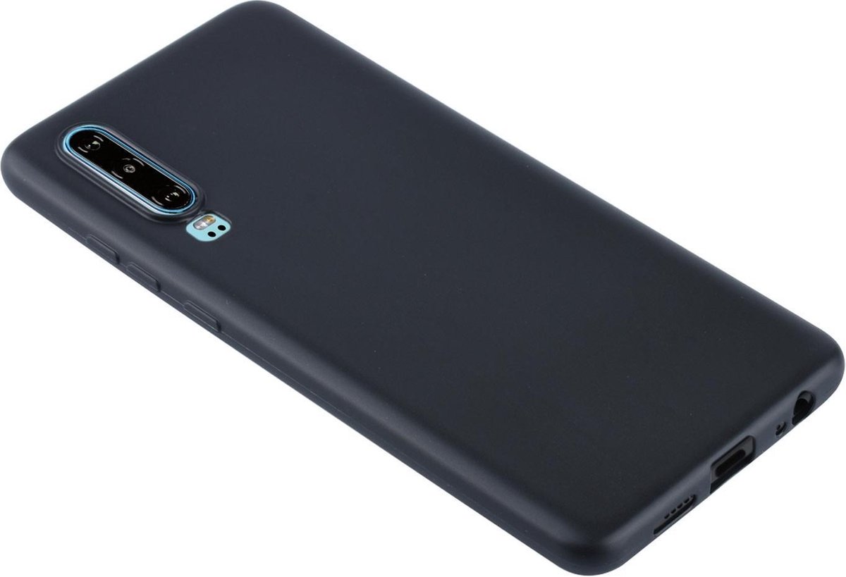 Backcover hoesje voor Huawei P30 - Zwart