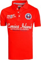Geographical Norway Polo Shirt Rood Corsica Island Kulampo - XL