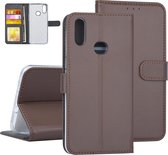 Bruin hoesje Samsung Galaxy A10s - Book Case - Pasjeshouder (A107F)