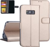 Goud hoesje Samsung Galaxy S8 - Book Case - Pasjeshouder (G950F)