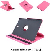 Samsung Galaxy Tab S4 10.5 Draaibare tablethoes Hot Pink voor bescherming van tablet (T830)