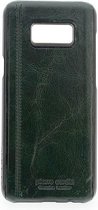 Groen hoesje van Pierre Cardin - Backcover - Stijlvol - Leer - Galaxy S8 Plus - Luxe cover