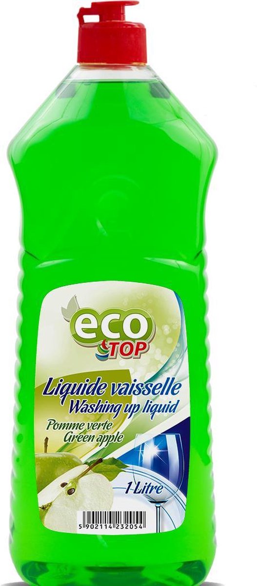 Liquide vaisselle Eco Top Pomme Verte 1L | bol.com
