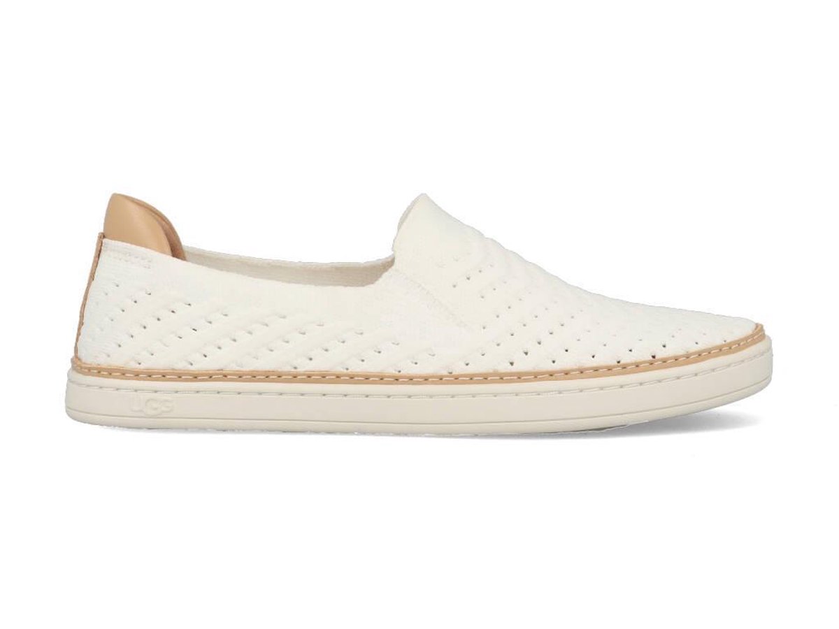 UGG Dames Instappers Sammy Chevron - Wit - Maat 37 | bol.com
